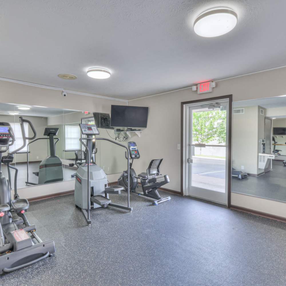 Fitness center for the residents at Laurel Woods Apartments in Smyrna,Tennessee