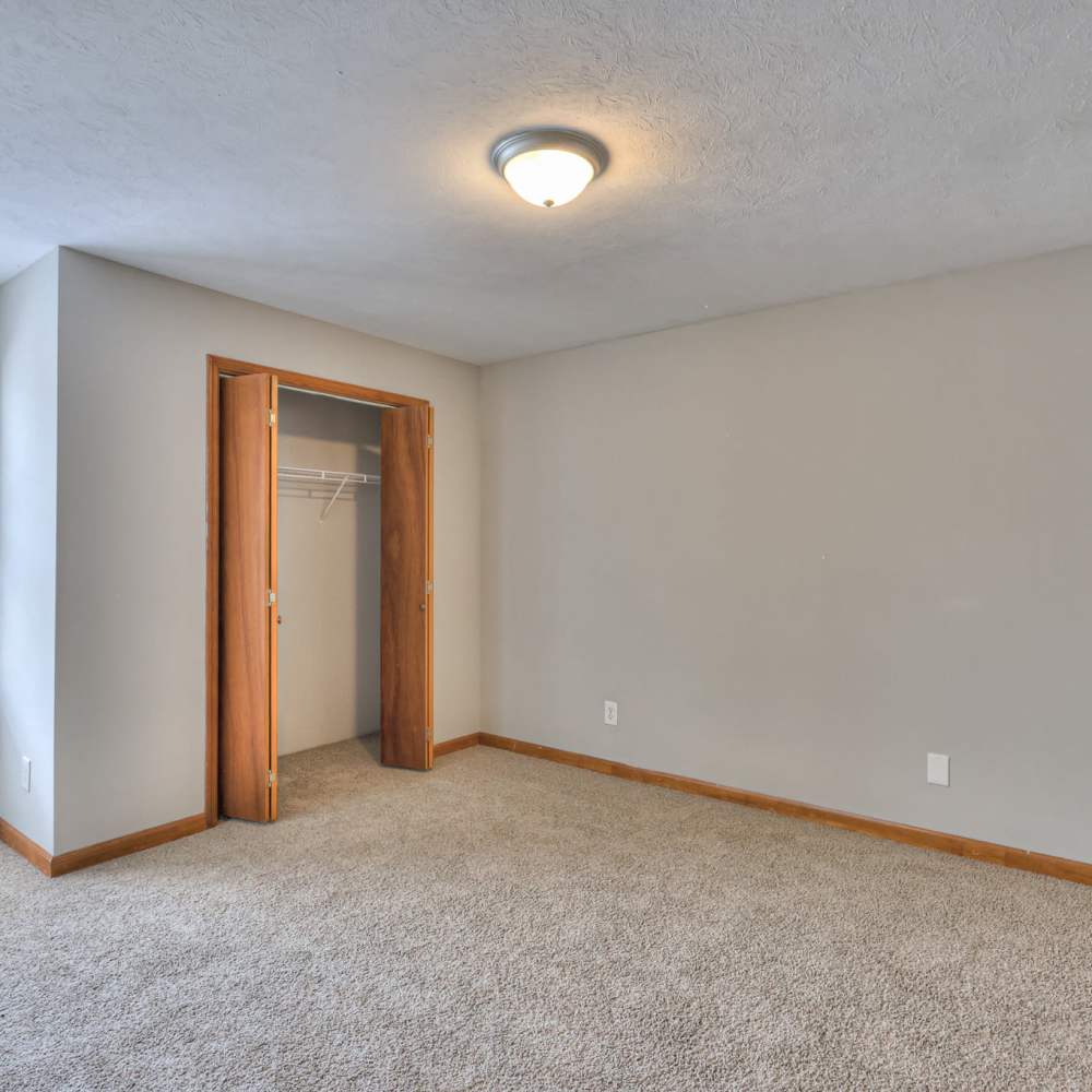Bedroom with a closet at Laurel Woods Apartments in Smyrna,Tennessee