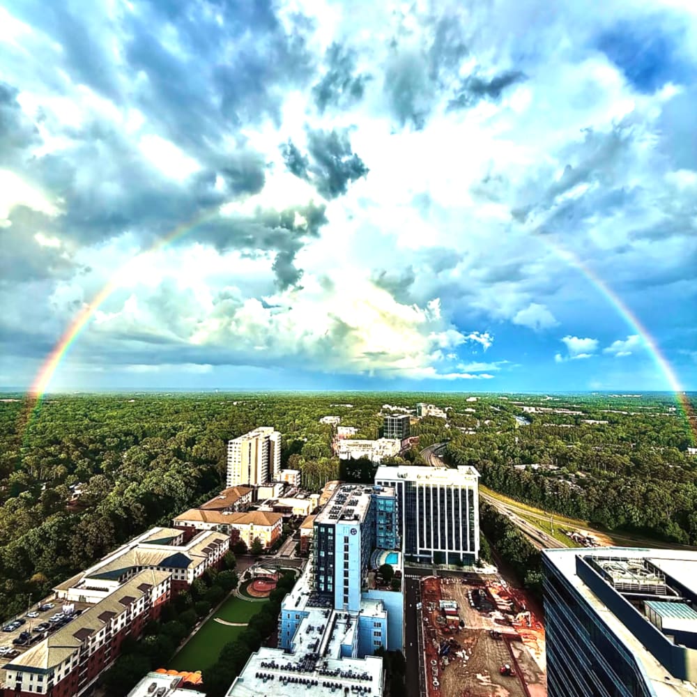 Rainbow at The Eastern in Raleigh, North Carolina