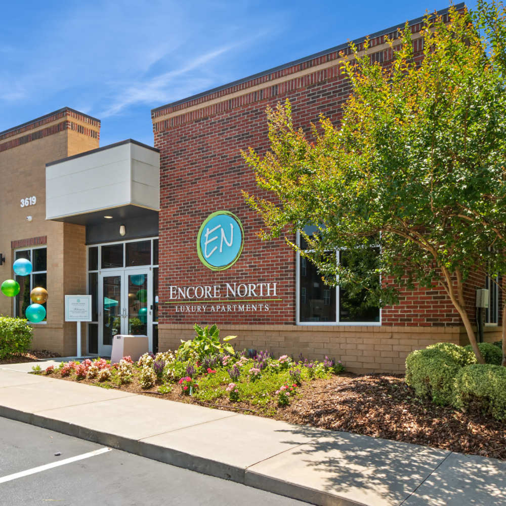 Resident swimming pool at Encore North in Greensboro, North Carolina
