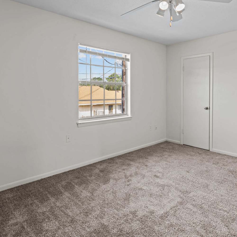 Bedroom with a window at Falcon House in Fort Walton Beach,Florida