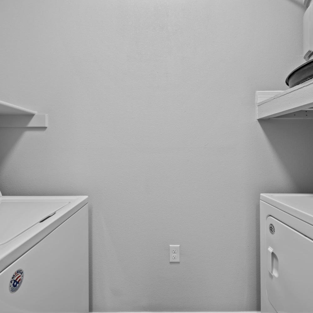 Laundry area at District At Pellicano in El Paso, Texas