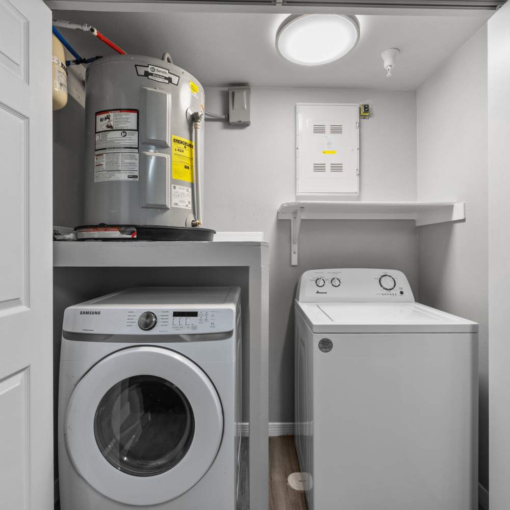Washer and dryer at District At Pellicano in El Paso, Texas 