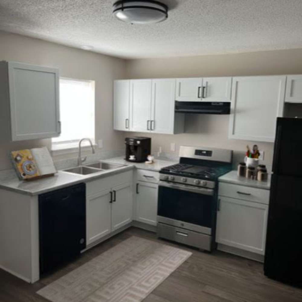 Kitchen at Tristan Townhomes in Garden City, Georgia