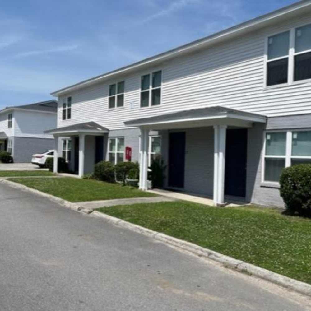 Apartment exterior at Tristan Townhomes in Garden City, Georgia