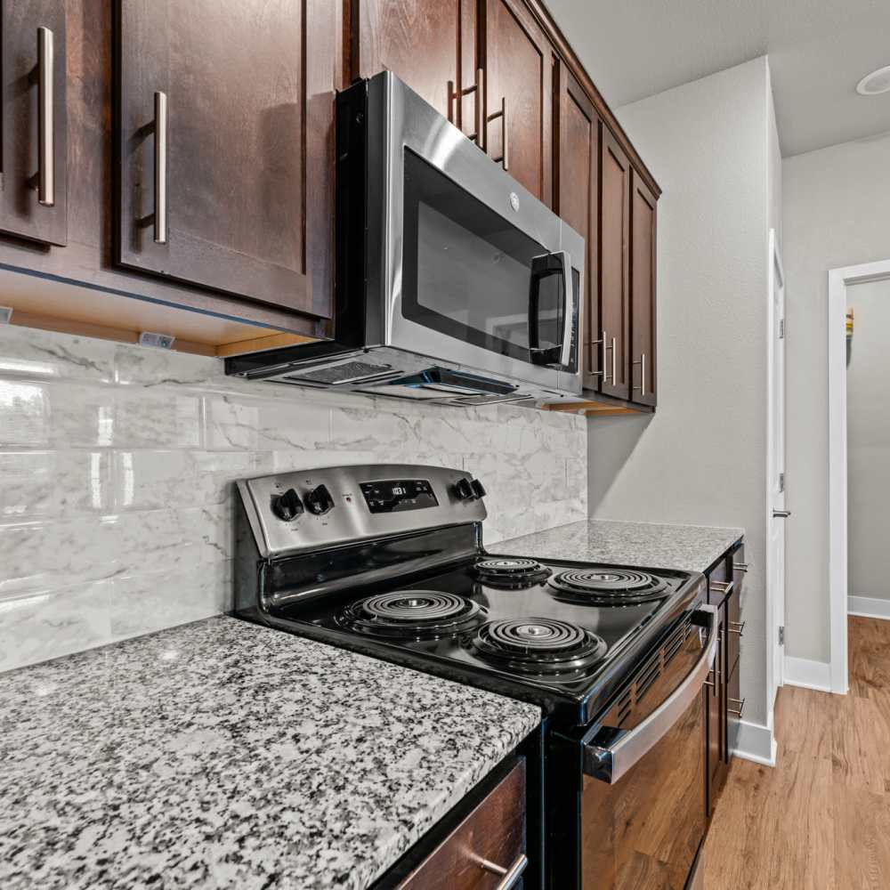Granite countertops at Cedar Springs in Corsicana, Texas