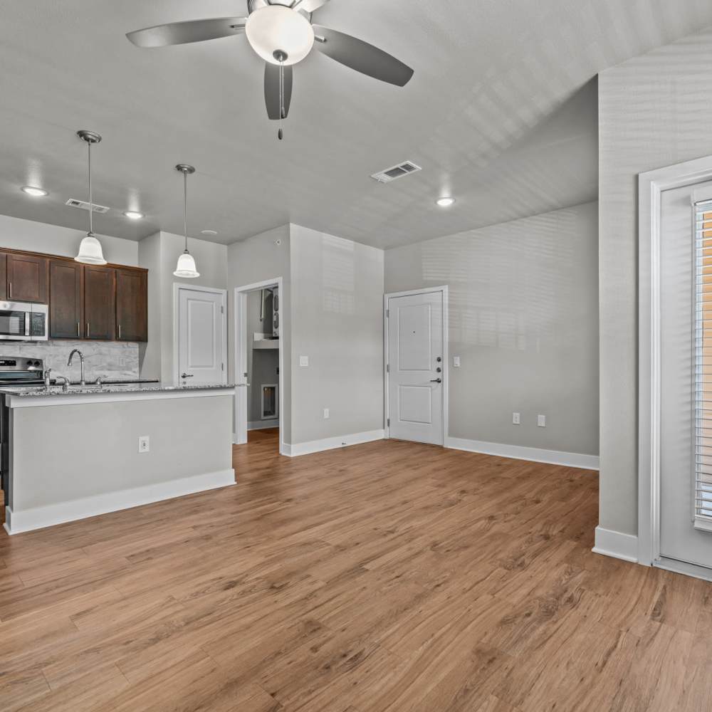 Wood-style flooring at Cedar Springs in Corsicana, Texas