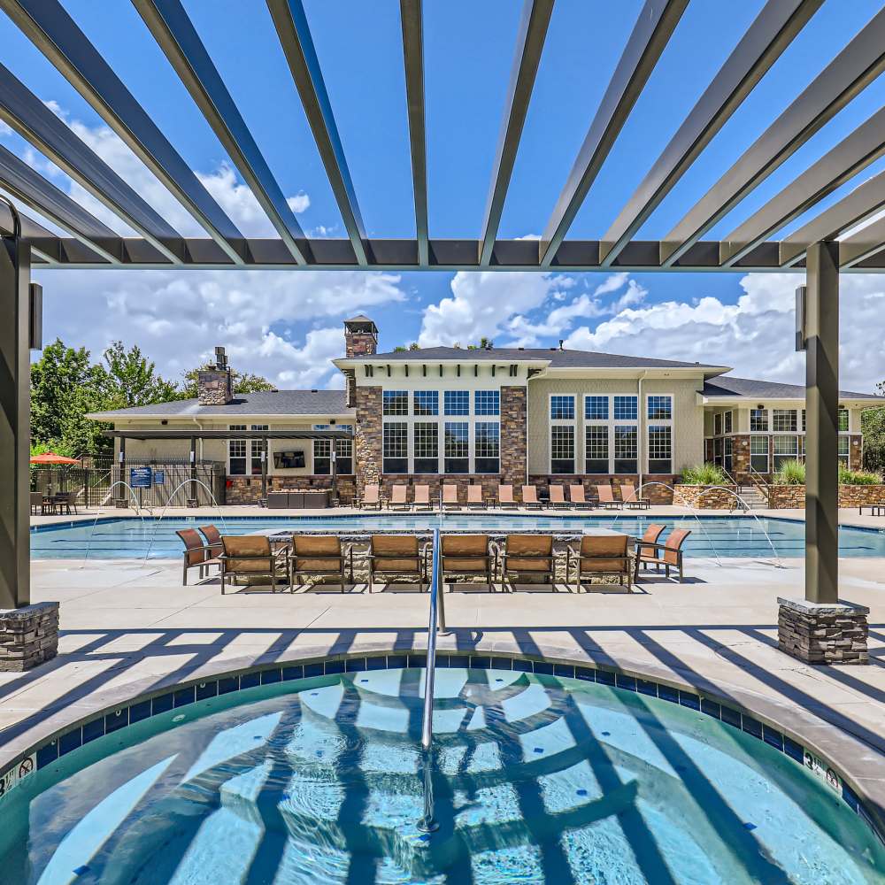 Hot tub at Panorama at Arvada Ridge in Arvada, Colorado