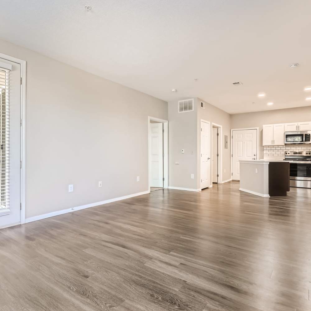Living room at Panorama at Arvada Ridge in Arvada, Colorado