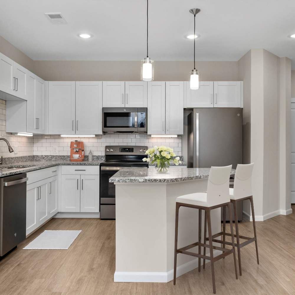 Modern kitchen at Citrine at Lake St. Louis in Lake Saint Louis, Missouri