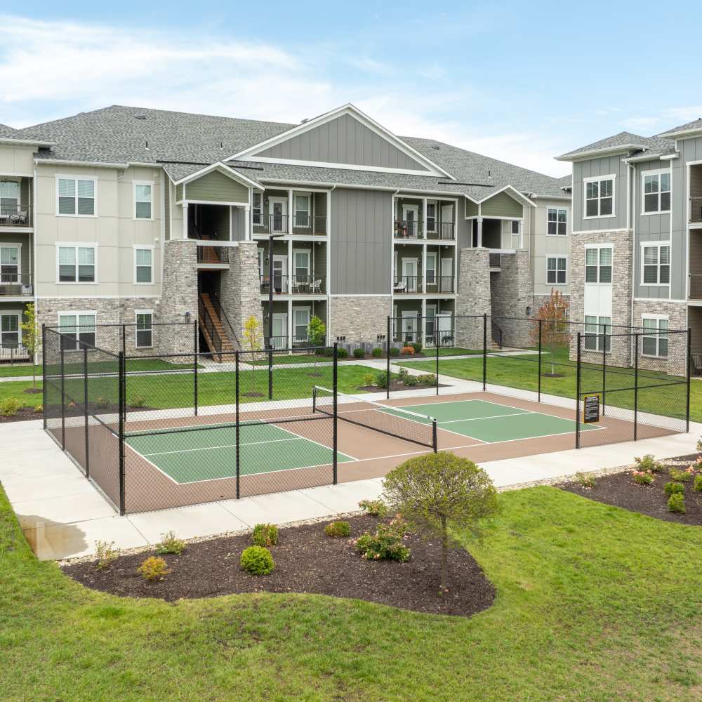 Pickleball court at Citrine at Lake St. Louis in Lake Saint Louis, Missouri