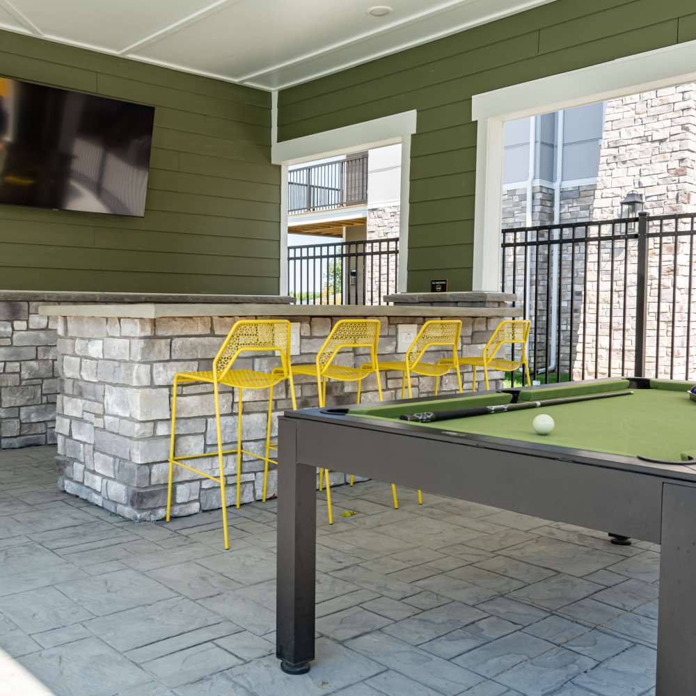 Pool table at Citrine at Lake St. Louis in Lake Saint Louis, Missouri