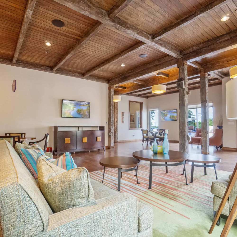 Clubhouse with premium interiors at Grapevine Station in Grapevine,Texas