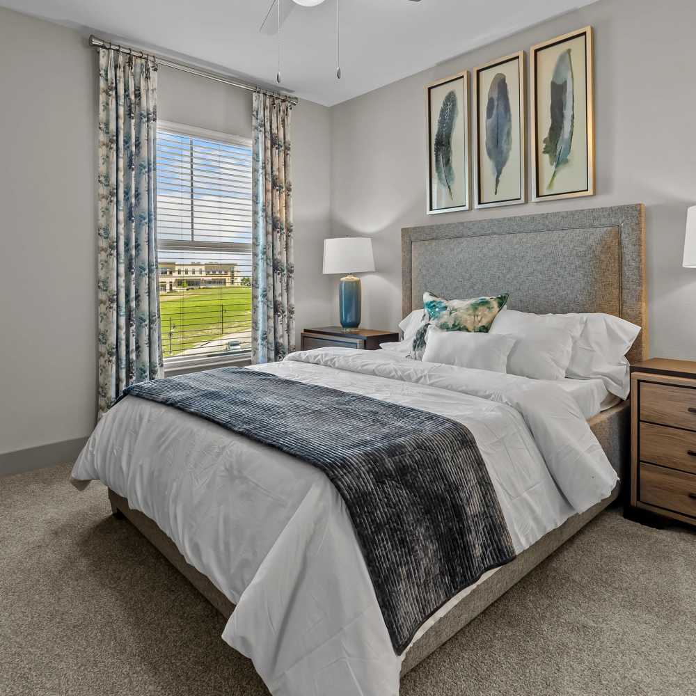 Master bedroom at Harbor Hill in Rockwall, Texas