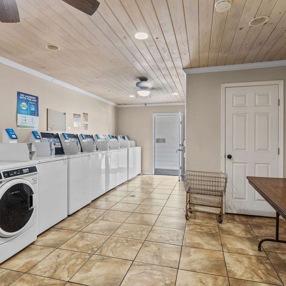 Community laundry at Commodore in Vicksburg, Mississippi