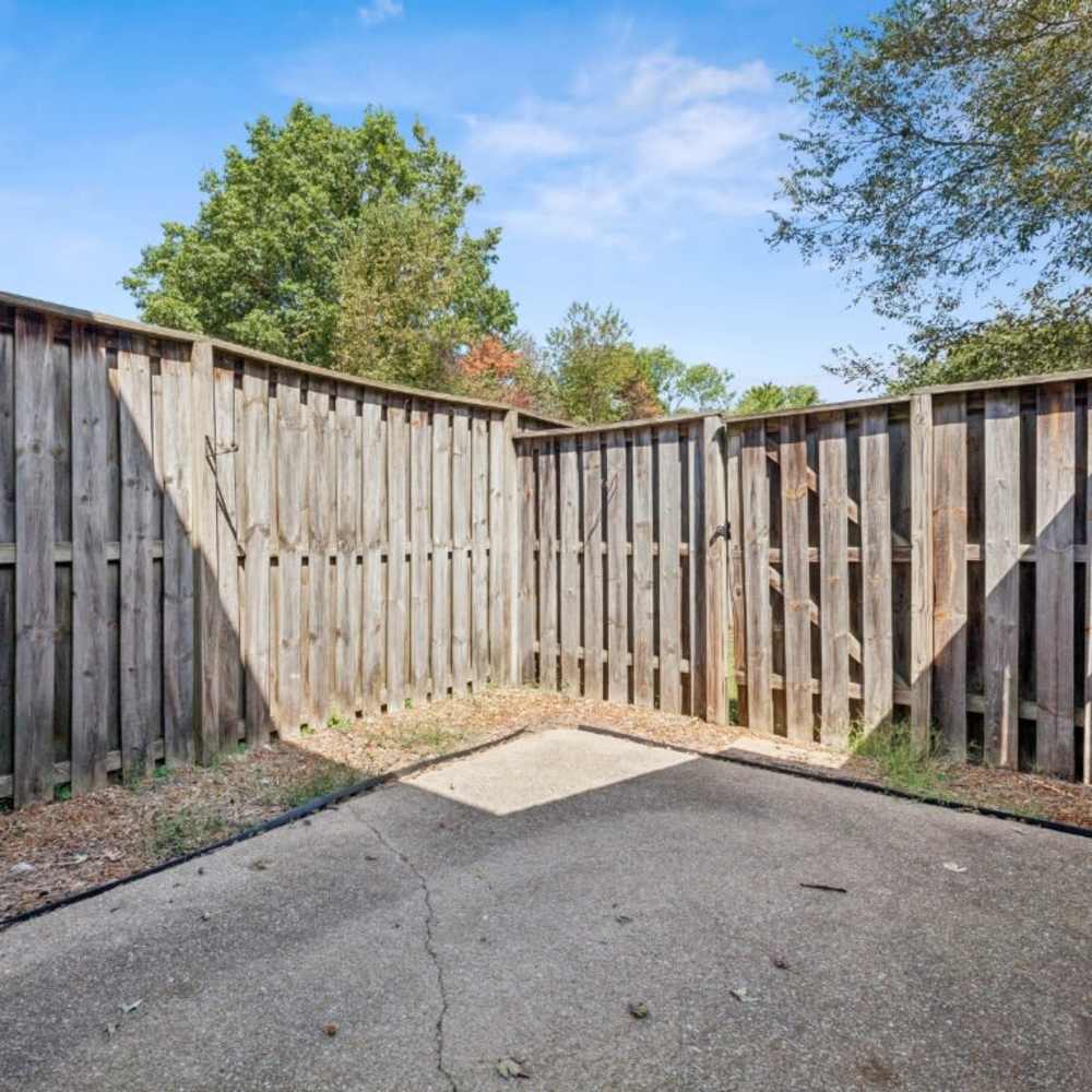 Fence around the property at Davis Park in Smyrna, Tennessee