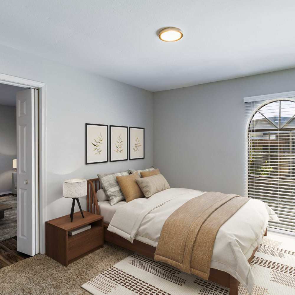 spacious bedroom