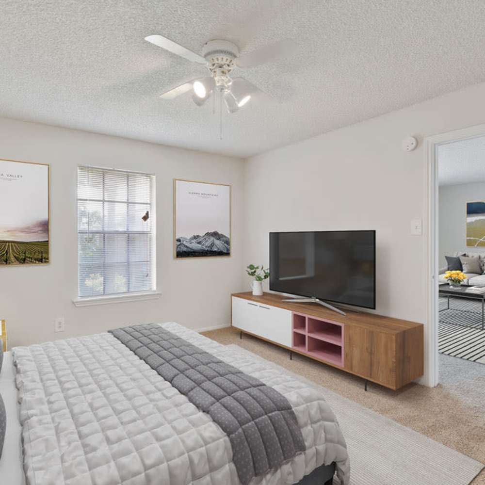 Bedroom at The Crossing at Blue Bell in Houston, Texas