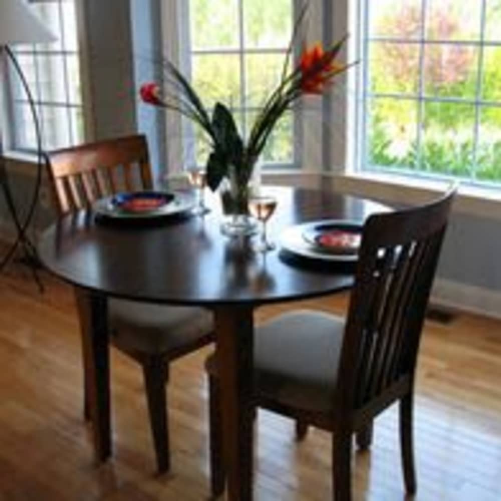 Dining area at Nantes Manor in La Puente, California