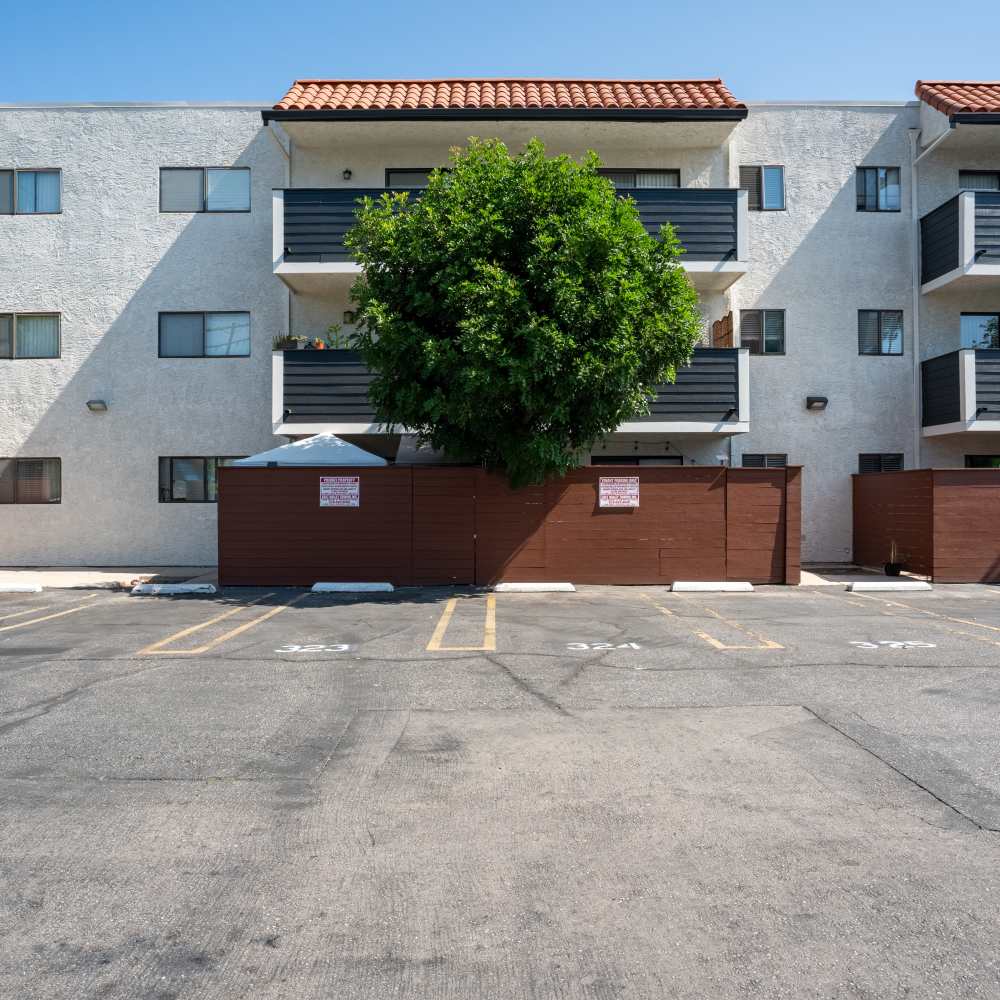 Exterior view of Canyon Village in North Hollywood, California
