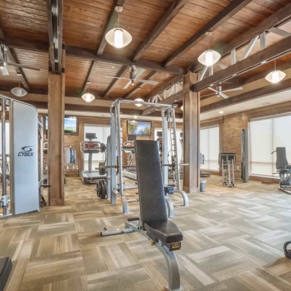 Community fitness center at Grapevine Station in Grapevine,Texas