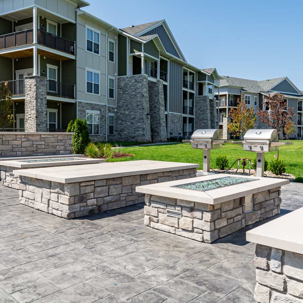 Fire pit at Citrine at Lake St. Louis in Lake Saint Louis,Missouri