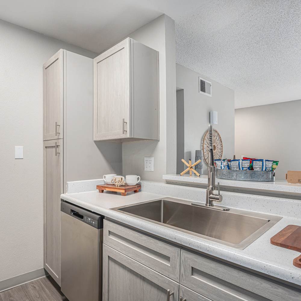 Bathroom at Oakdale Springs Apartments in Colorado Springs, Colorado