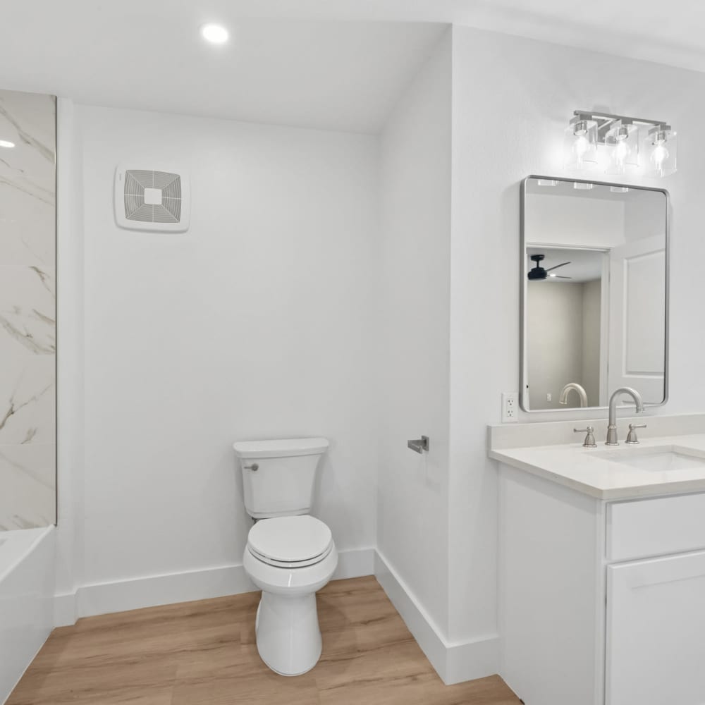 Bathroom at Lake Meadows in Garland, Texas