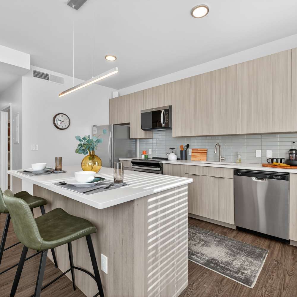 Kitchen in SOVA on Grant in Denver, Colorado