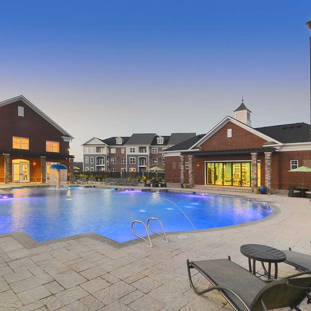 Resident buying coffee near Marshall Springs at Gayton West in Glen Allen, Virginia