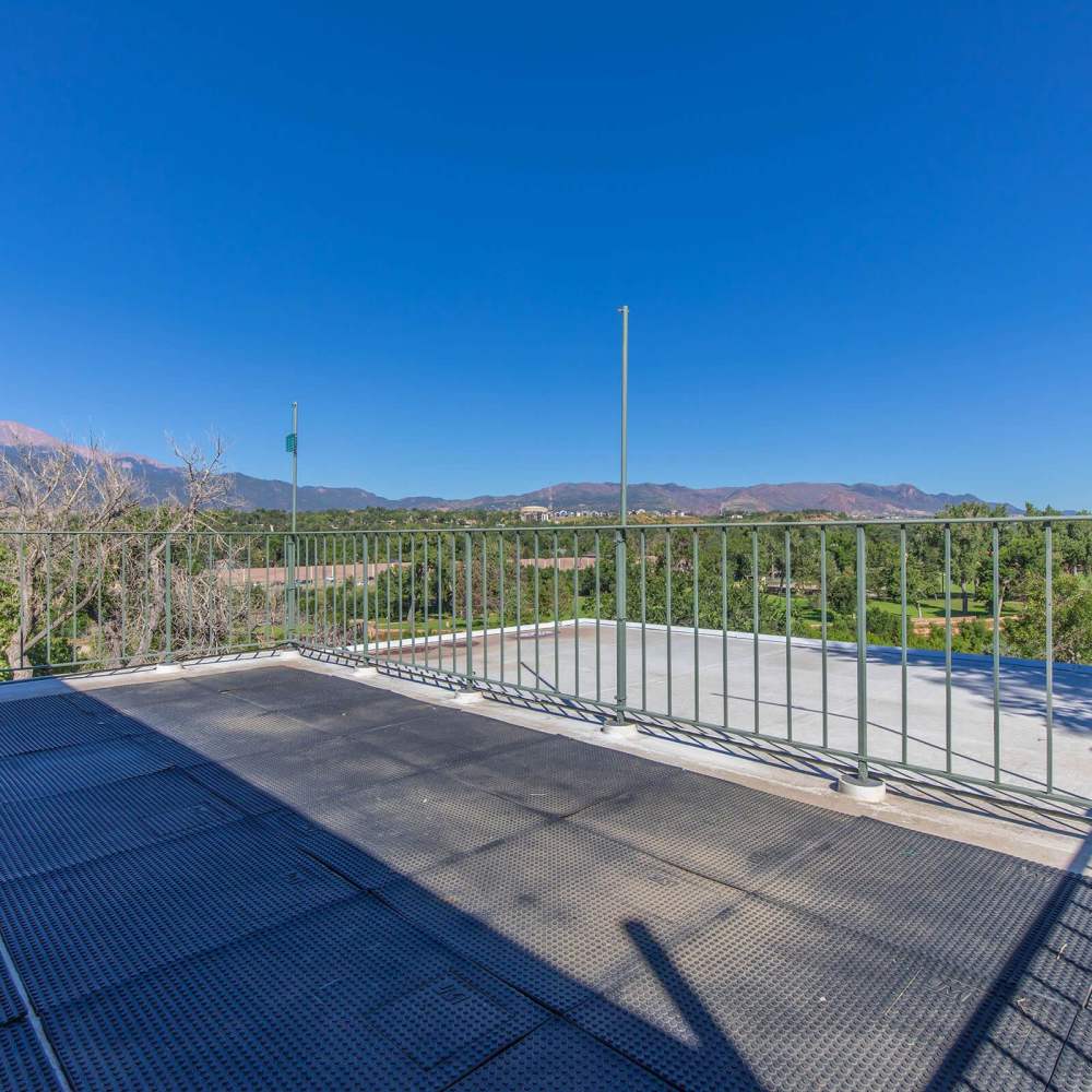 Clubhouse sitting area at Boulder Crescent in Colorado Springs,Colorado