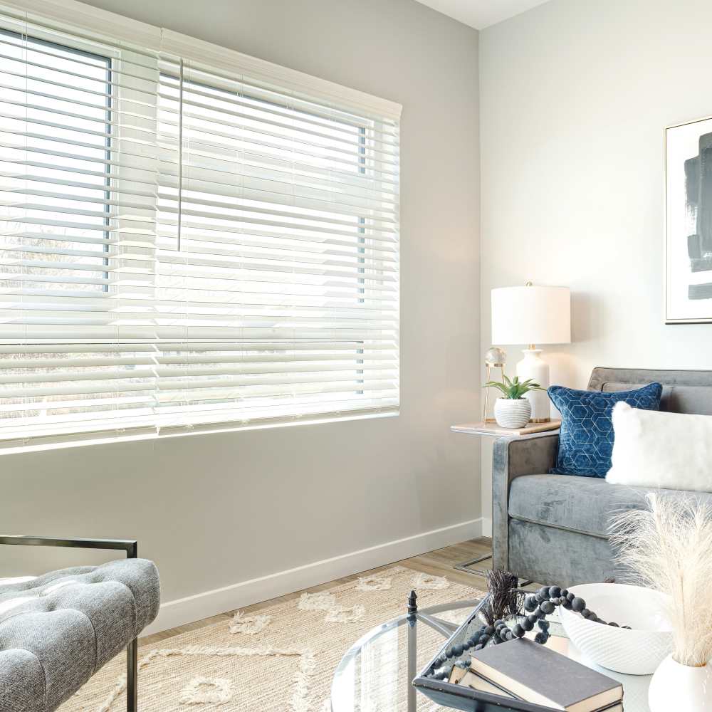 Bright window area with seating at 7 at Seven Mile Creek in Nashville, Tennessee