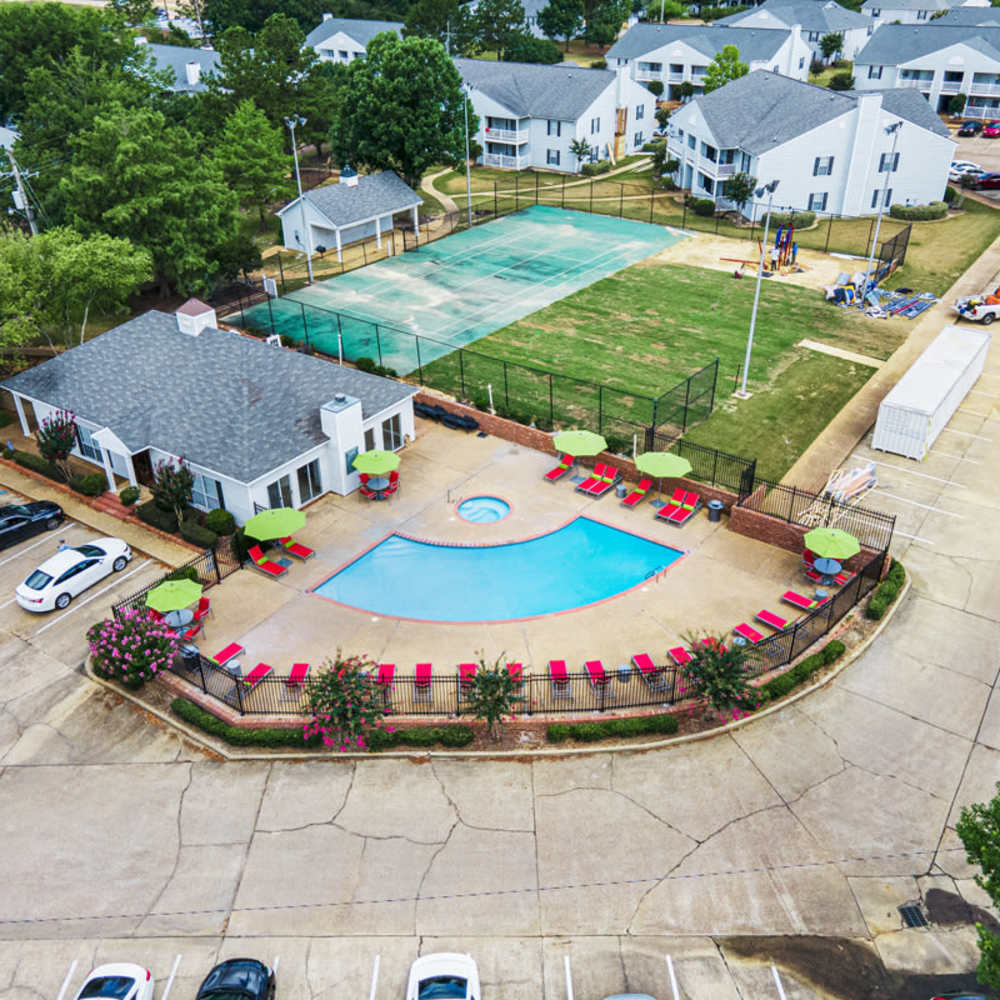 Apartment's Glass Door Entrance at Bradford Place Apartments in Byram, Mississippi