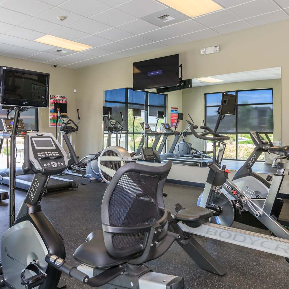 State-of-art fitness center at InterPointe Apartments in Billings, Montana
