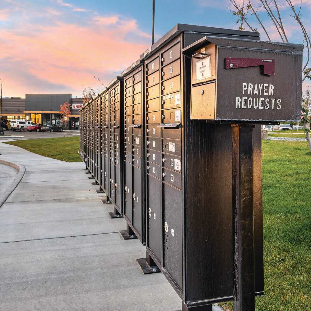 Community mailbox at Shiloh Commons in Billings, Montana