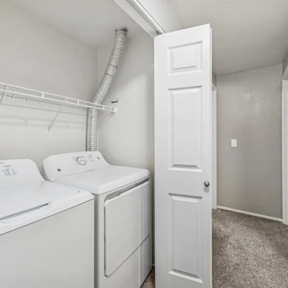 side-by-side washer and dryer