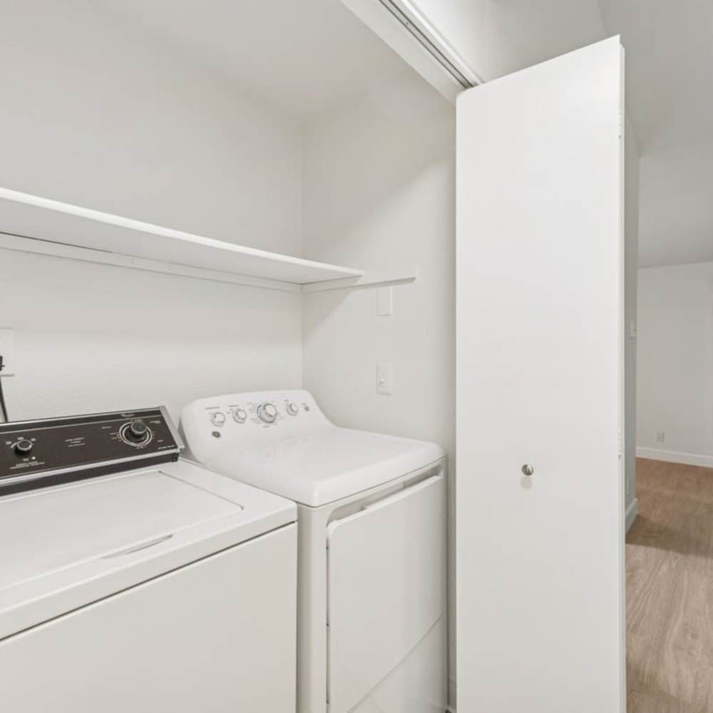 side-by-side washer and dryer