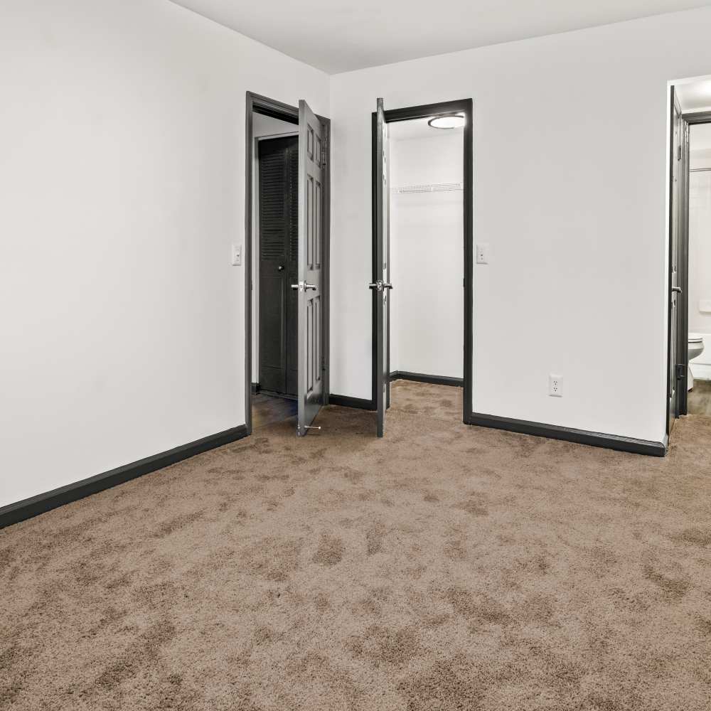 Unfurnished bedroom area at Equinox at Midtown in Chattanooga, Tennessee
