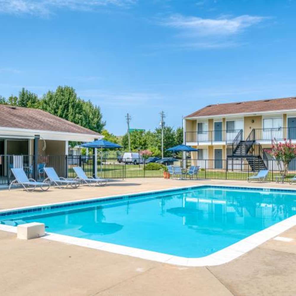 Swimming pool at Alcove in Montgomery, Alabama