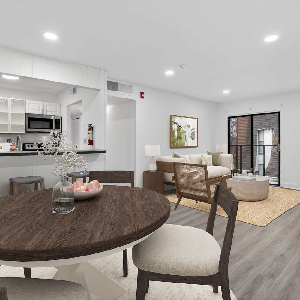 Dining area at The Woods at Ambler, an Eagle Rock Community in Ambler. PA
