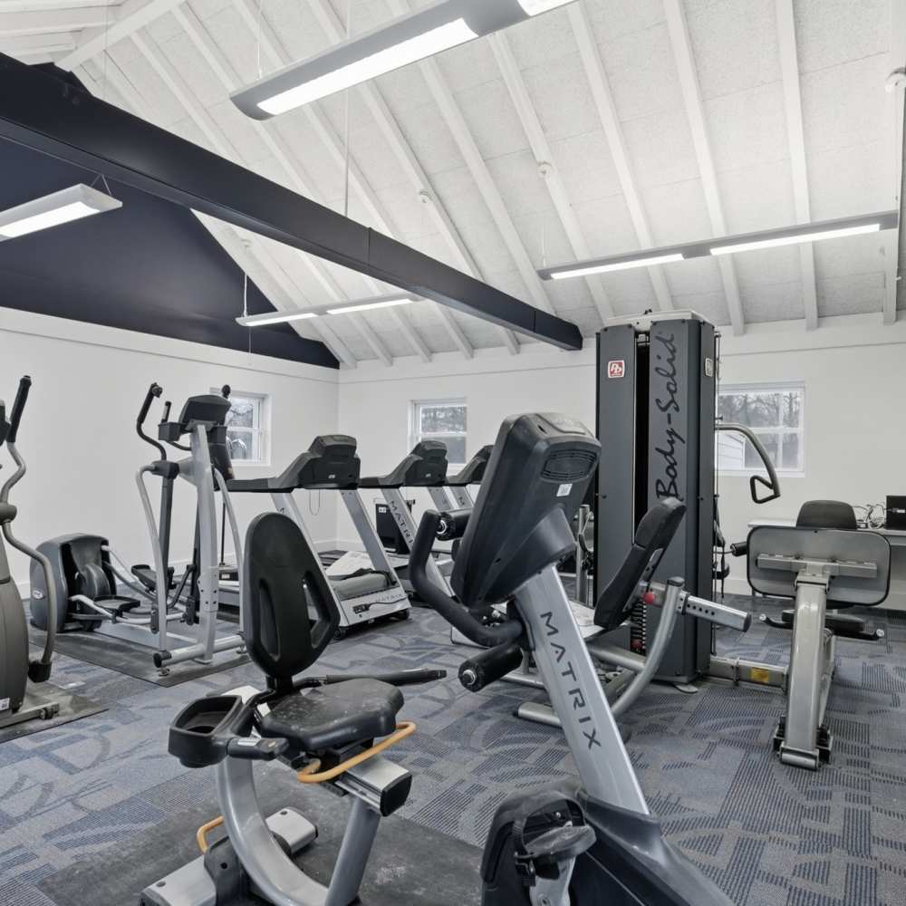 Fitness center at The Woods at Ambler, an Eagle Rock Community in Ambler. PA