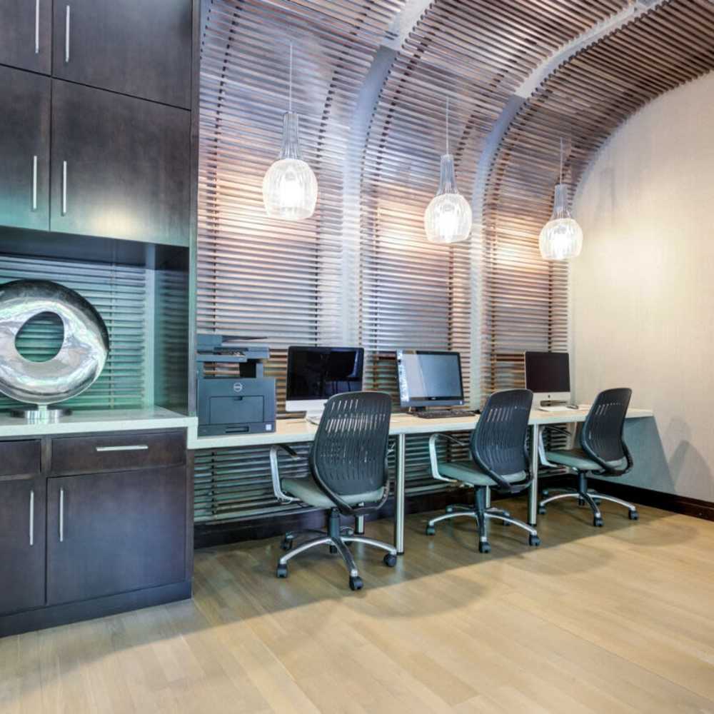 Business center at Tellus in Arlington, Virginia
