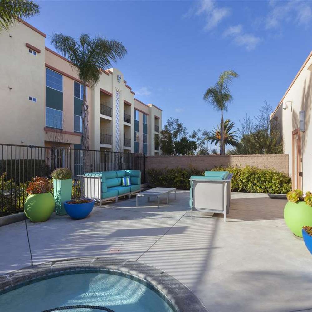 BBQ area at Hancock Terrace in Santa Maria, California