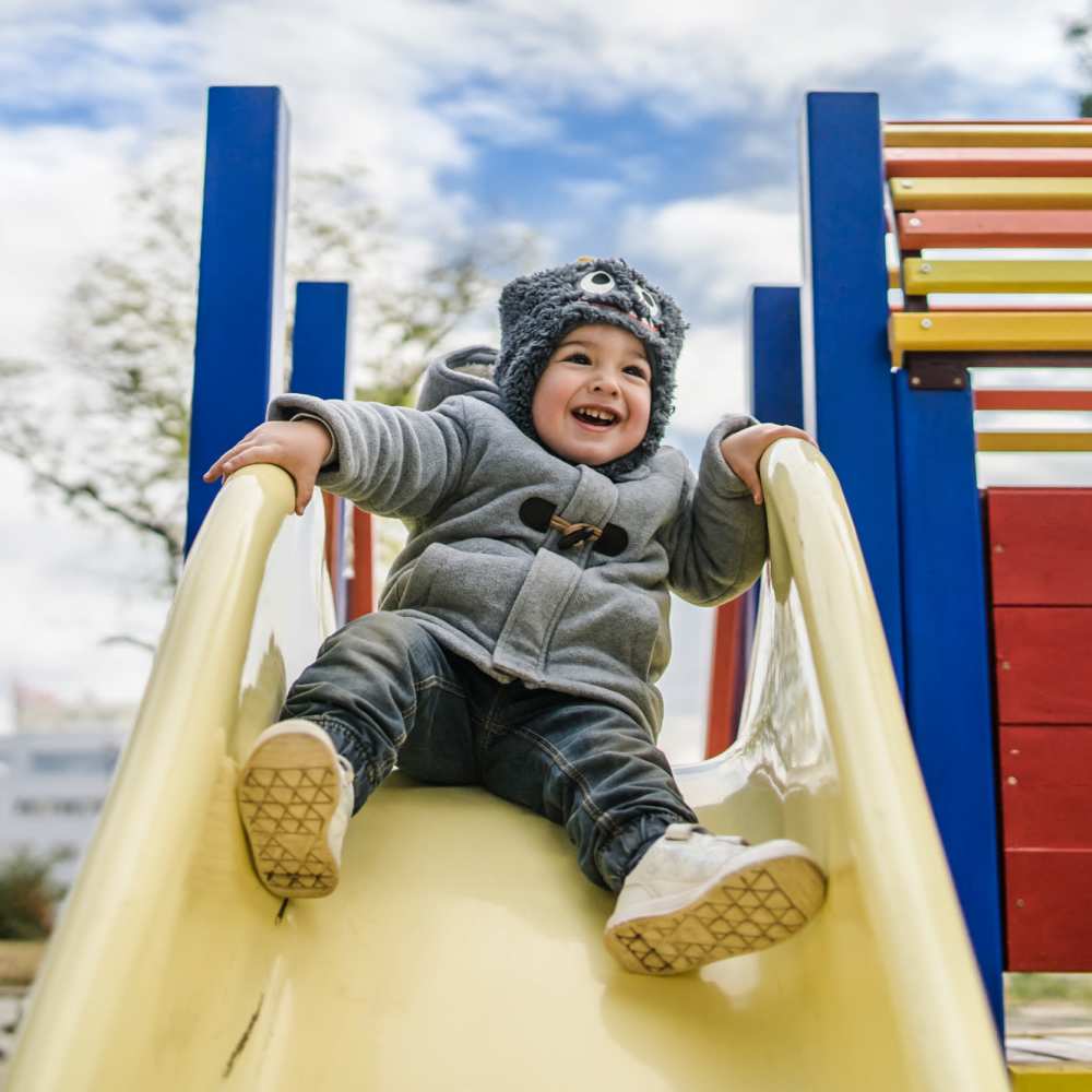 Resident children in playground at The George Apartment Homes in Savannah, Georgia 