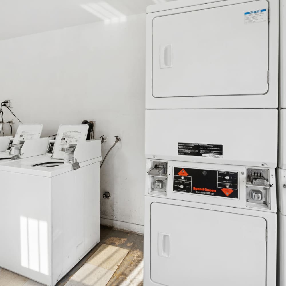 Laundry facility at Newland Garden Apartments in Garden Grove, California
