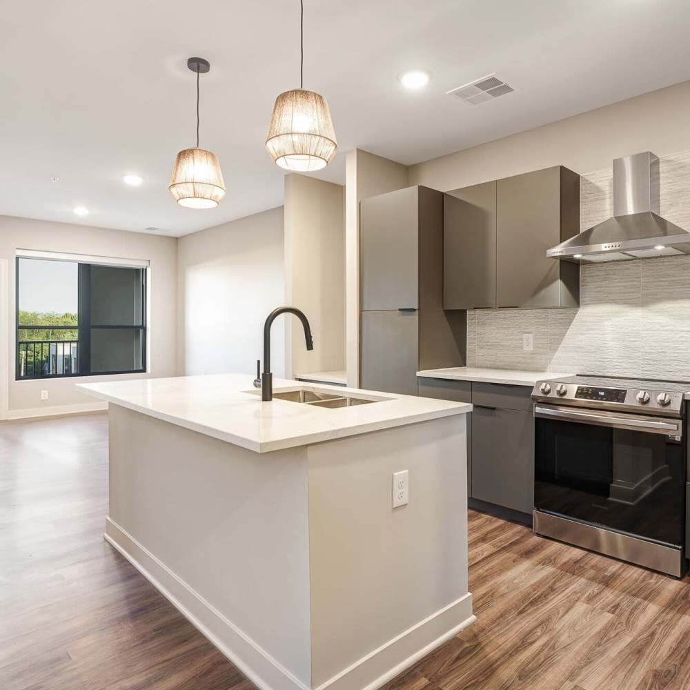 Spacious Floor Plan and Island