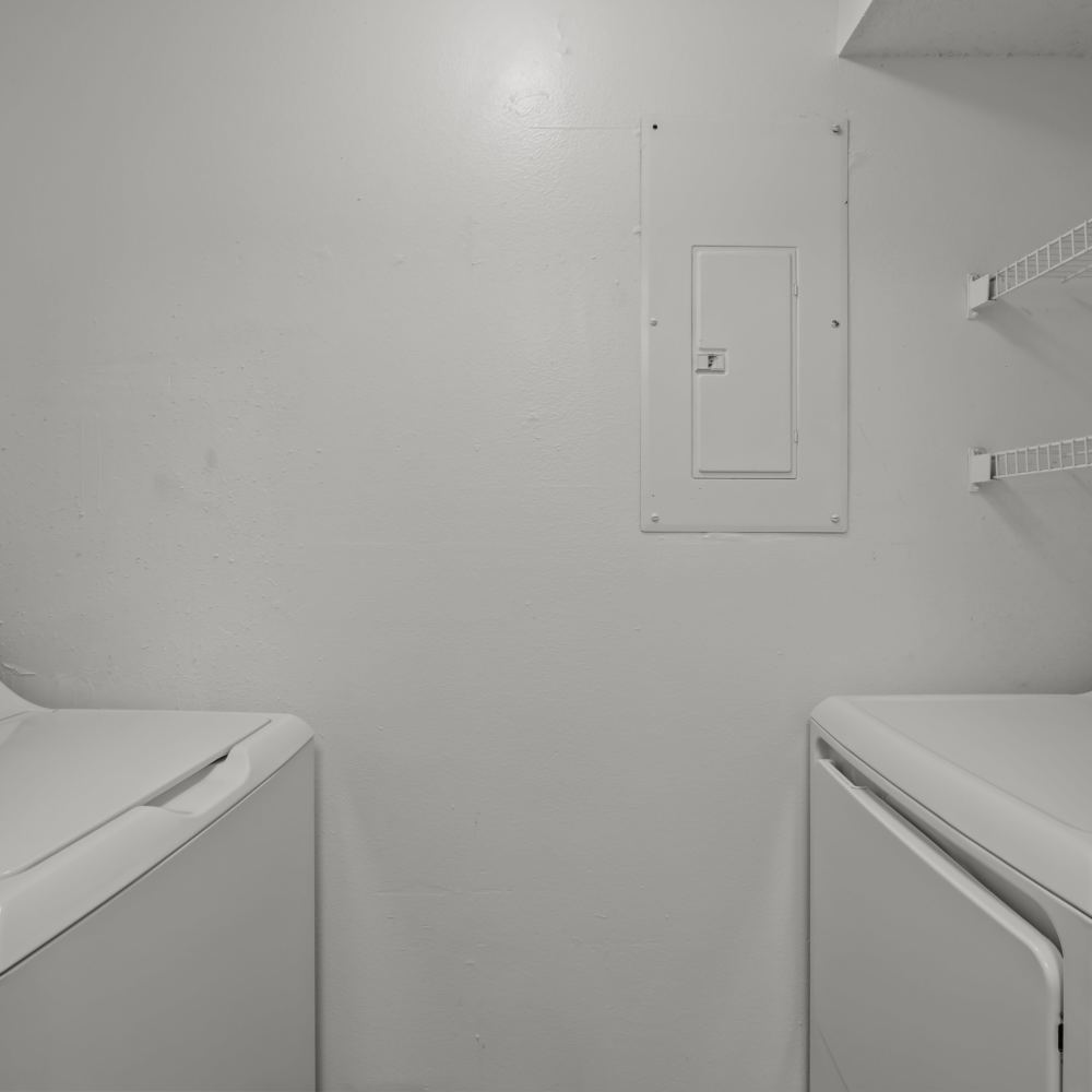 Washer and dryer at Bryan Woods in Garner, North Carolina