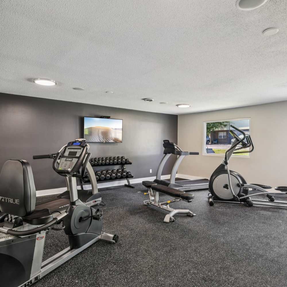Community fitness center at The Ashley in Columbia,Tennessee
