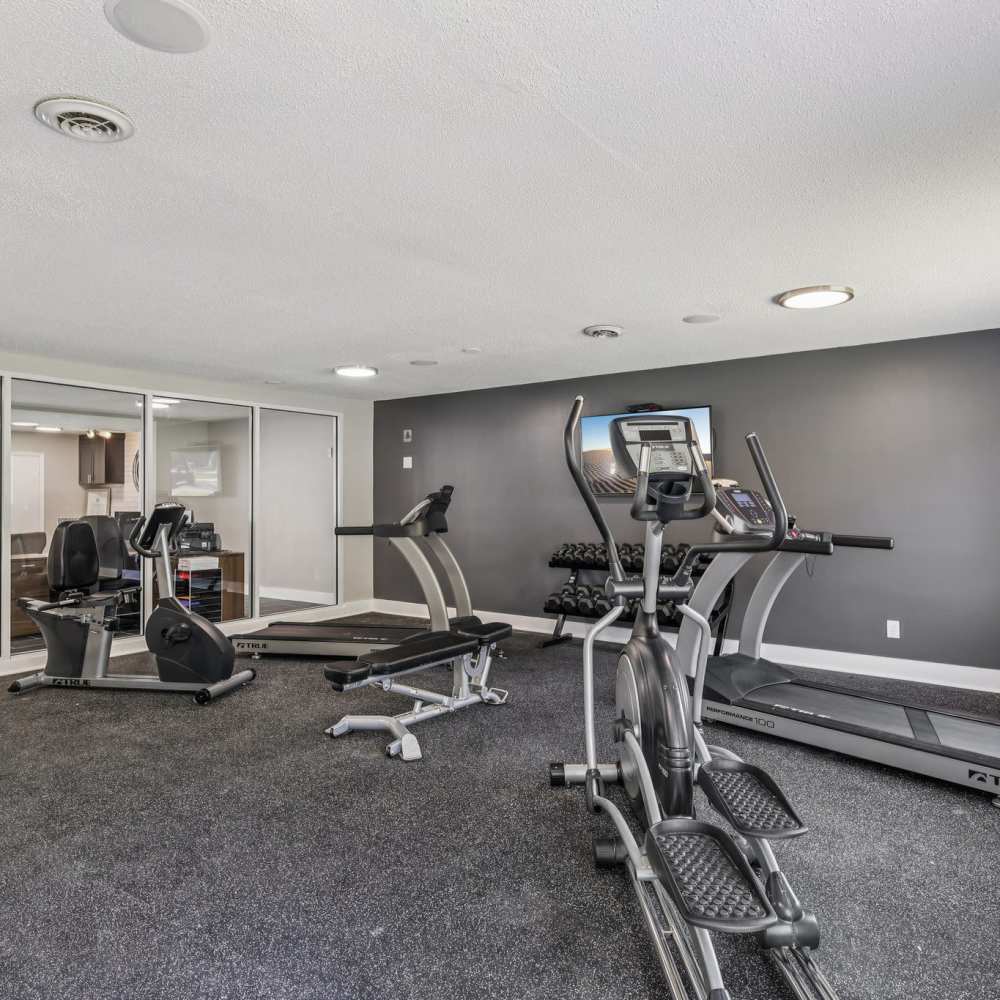 Large exercise room at The Ashley in Columbia,Tennessee