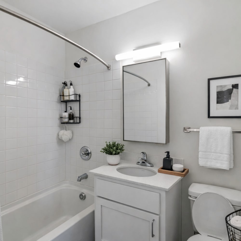 Model apartment at BJ Wright Court Apartments in Chicago, Illinois